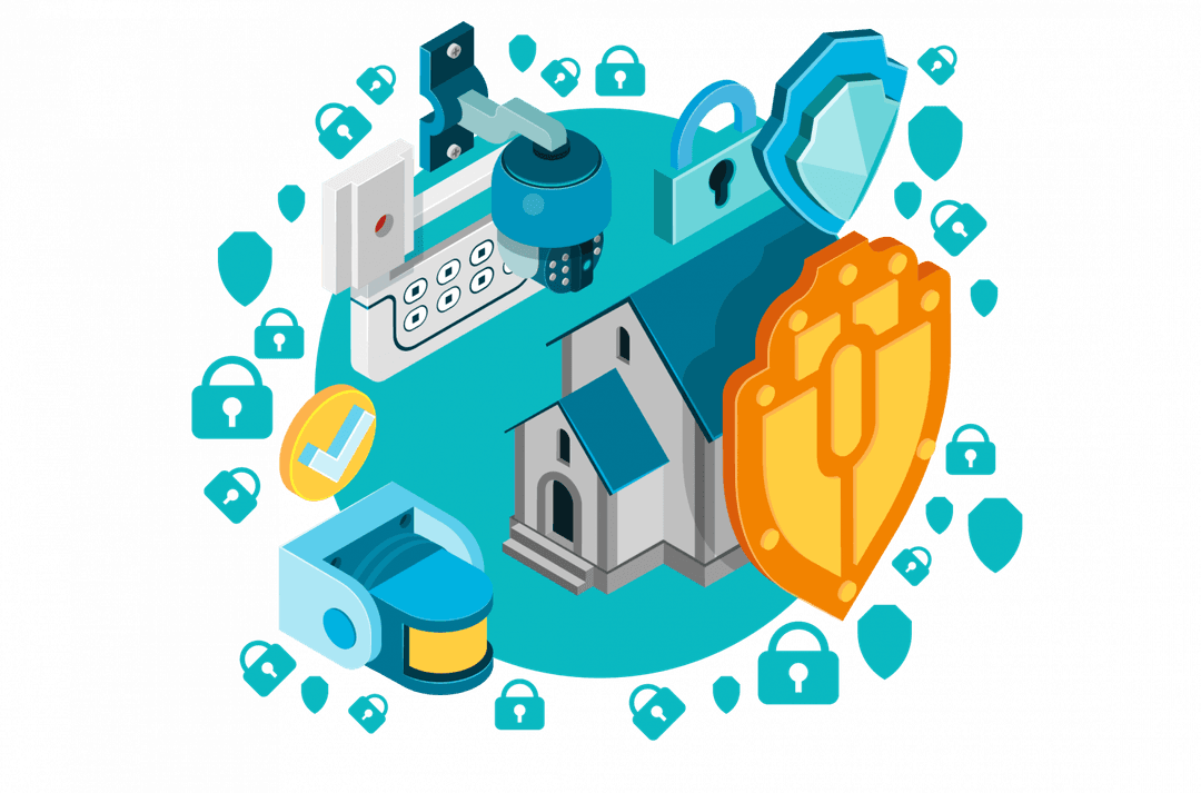 UNV Dubai security solutions illustration
